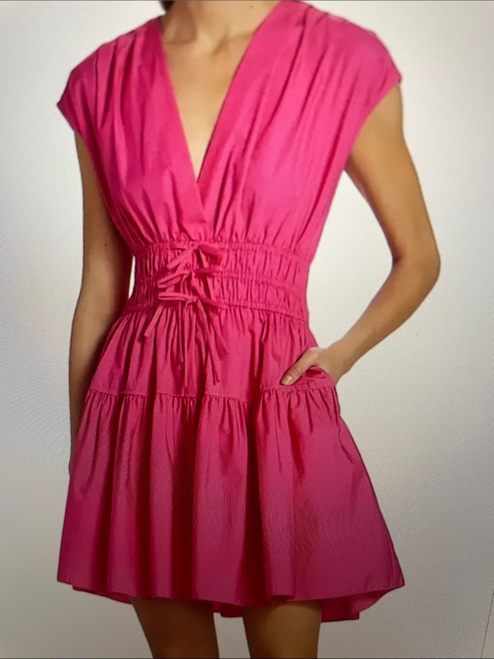 Derek Lam 10 Crosby pink Tora dress sz 6